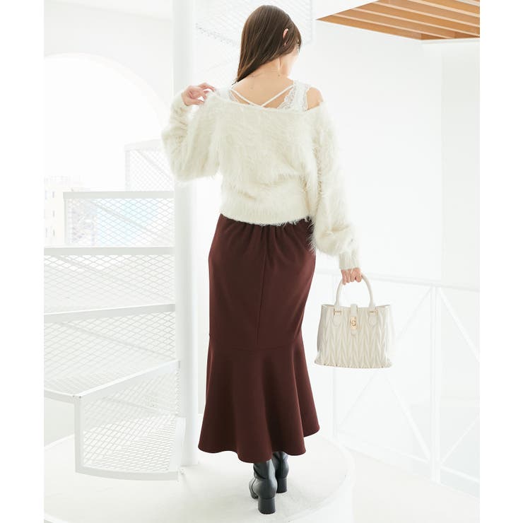 ふわふわカシュクールニット | MAJESTIC LEGON  | 詳細画像4 