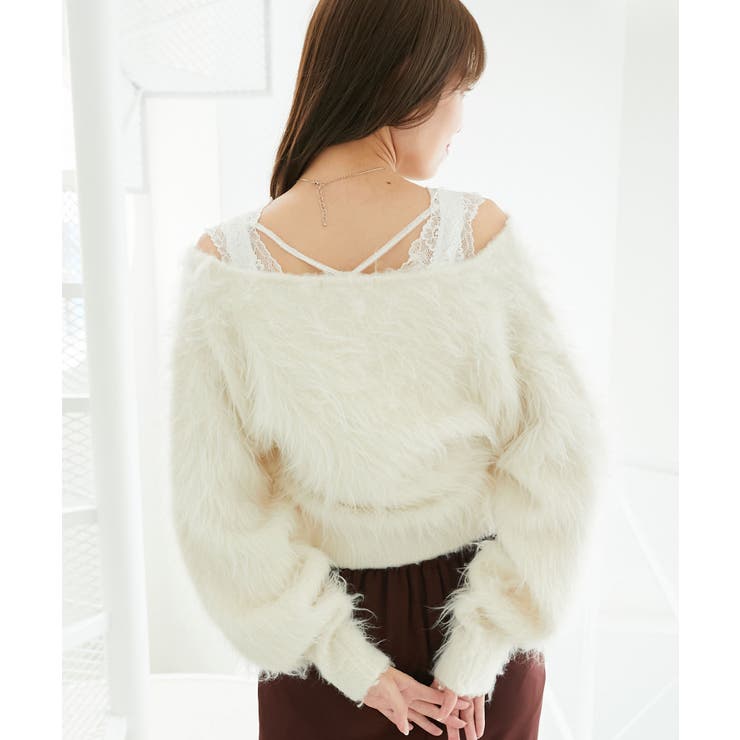 ふわふわカシュクールニット | MAJESTIC LEGON  | 詳細画像7 