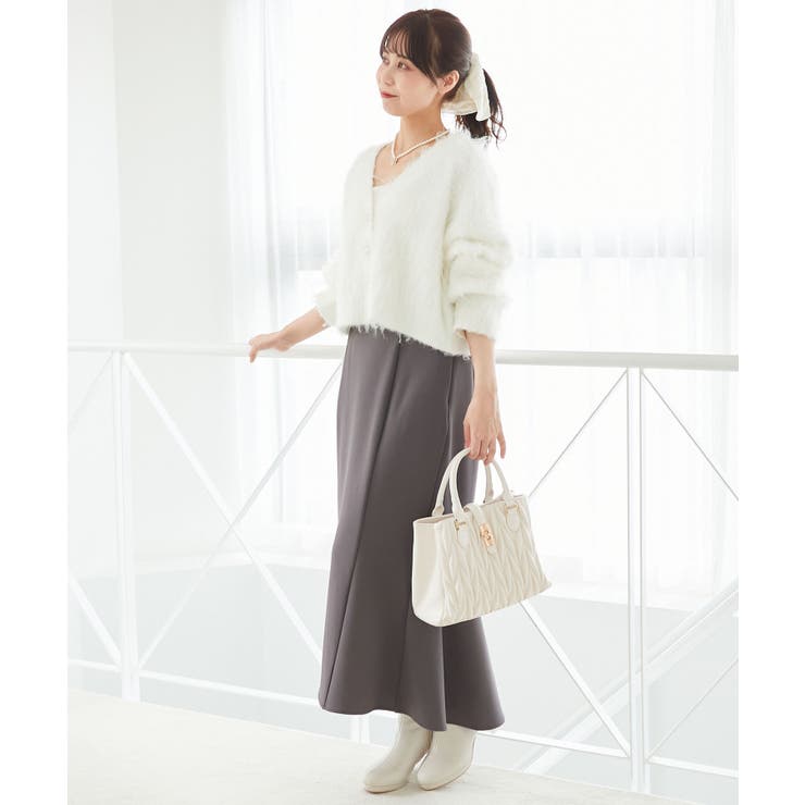 ふわふわVネックショートカーデ | MAJESTIC LEGON  | 詳細画像12 