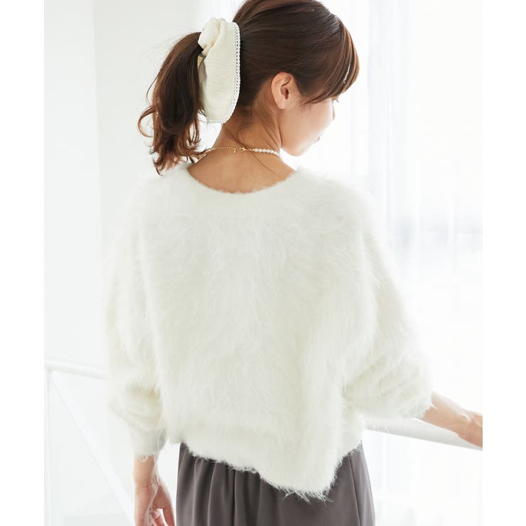 ふわふわVネックショートカーデ | MAJESTIC LEGON  | 詳細画像16 