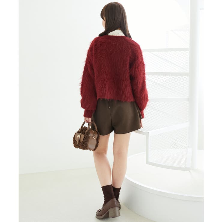 ふわふわVネックショートカーデ | MAJESTIC LEGON  | 詳細画像28 