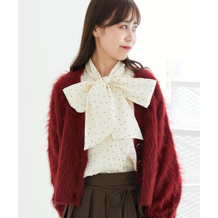 ふわふわVネックショートカーデ | MAJESTIC LEGON  | 詳細画像29 