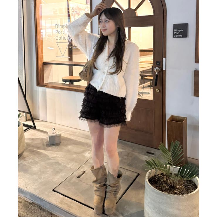 ふわふわVネックショートカーデ | MAJESTIC LEGON  | 詳細画像5 