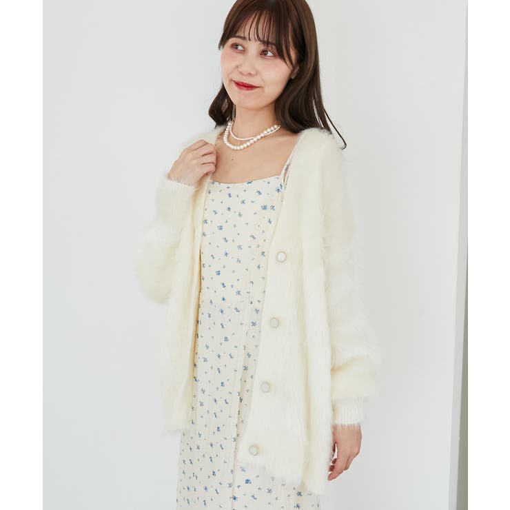 キラメキシャギーミディカーディガン | MAJESTIC LEGON  | 詳細画像10 