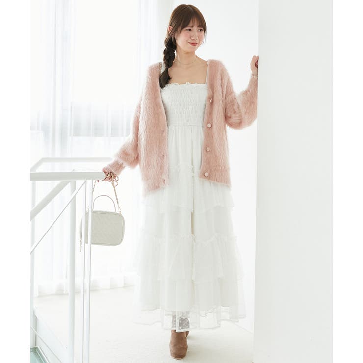 キラメキシャギーミディカーディガン | MAJESTIC LEGON  | 詳細画像16 