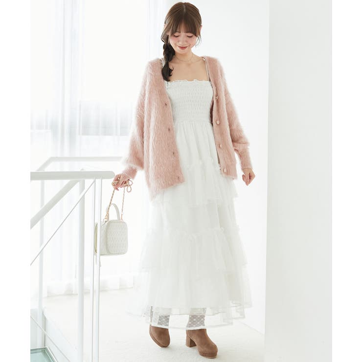 キラメキシャギーミディカーディガン | MAJESTIC LEGON  | 詳細画像17 