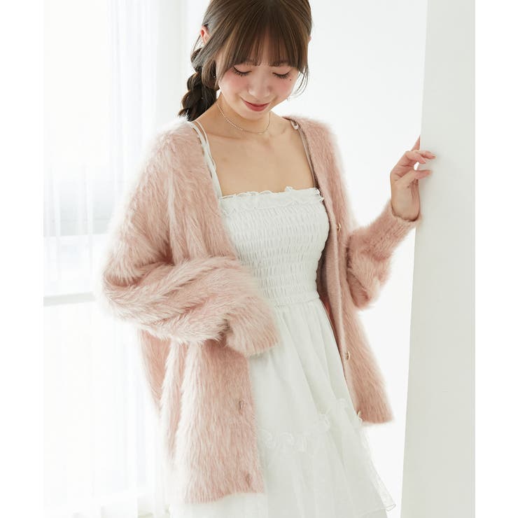 キラメキシャギーミディカーディガン | MAJESTIC LEGON  | 詳細画像20 