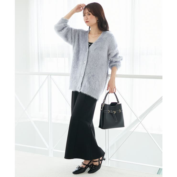 キラメキシャギーミディカーディガン | MAJESTIC LEGON  | 詳細画像24 