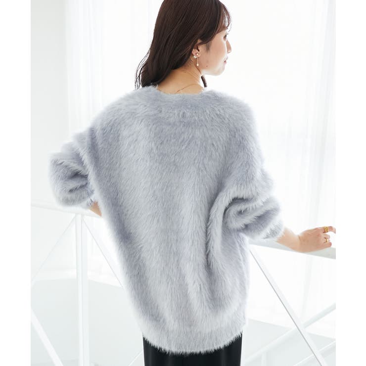 キラメキシャギーミディカーディガン | MAJESTIC LEGON  | 詳細画像28 