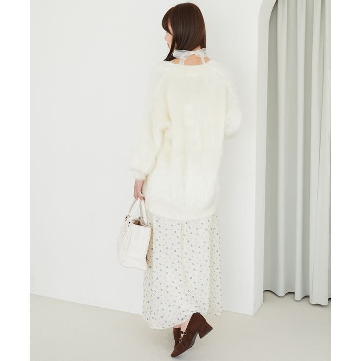 キラメキシャギーミディカーディガン | MAJESTIC LEGON  | 詳細画像8 