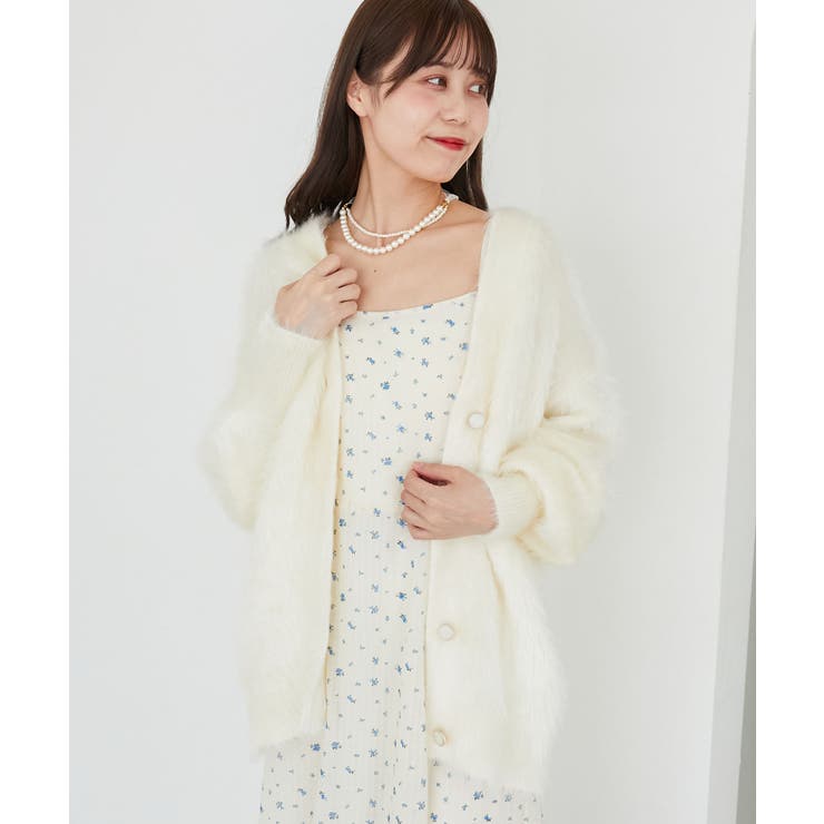 キラメキシャギーミディカーディガン | MAJESTIC LEGON  | 詳細画像9 