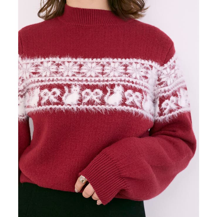 ネコチャンジャカードトップス | MAJESTIC LEGON  | 詳細画像22 