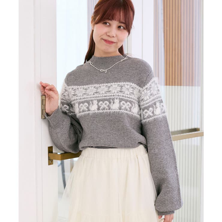 ネコチャンジャカードトップス | MAJESTIC LEGON  | 詳細画像28 