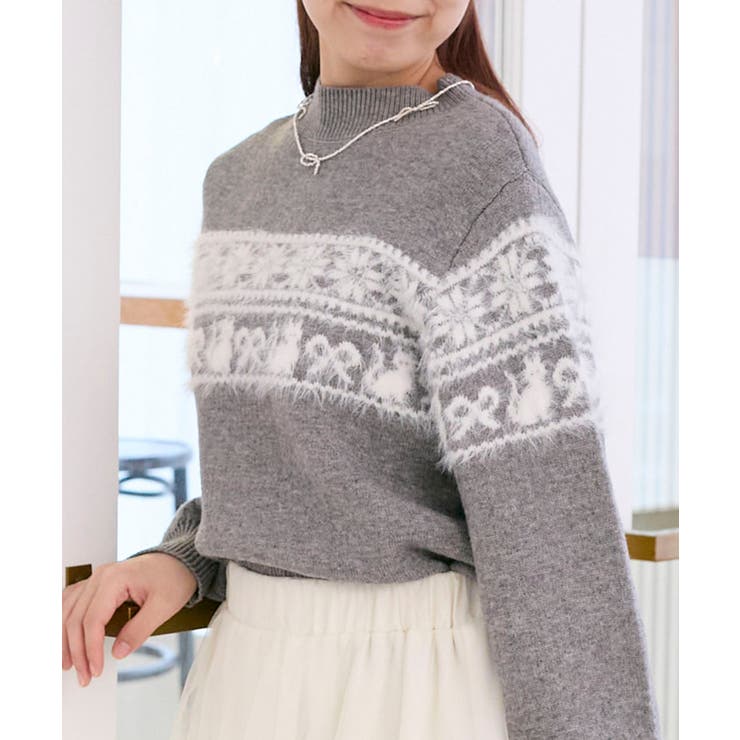 ネコチャンジャカードトップス | MAJESTIC LEGON  | 詳細画像29 