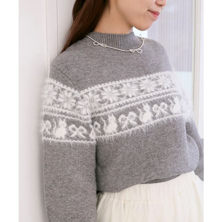 ネコチャンジャカードトップス | MAJESTIC LEGON  | 詳細画像31 