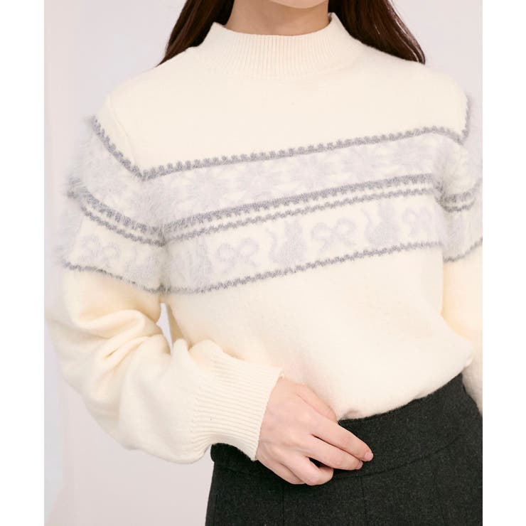 ネコチャンジャカードトップス | MAJESTIC LEGON  | 詳細画像8 