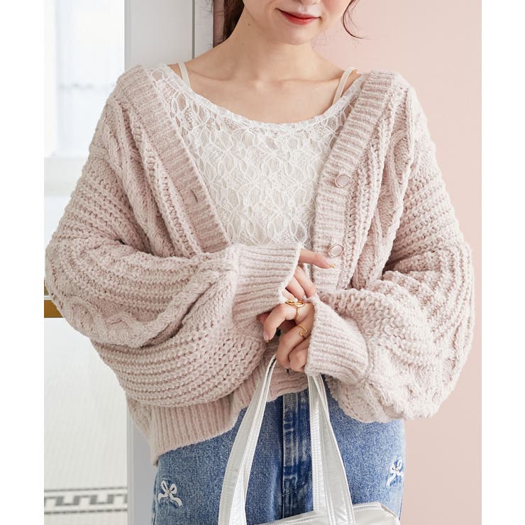 ハートマシュマロモールカーディガン | MAJESTIC LEGON  | 詳細画像12 