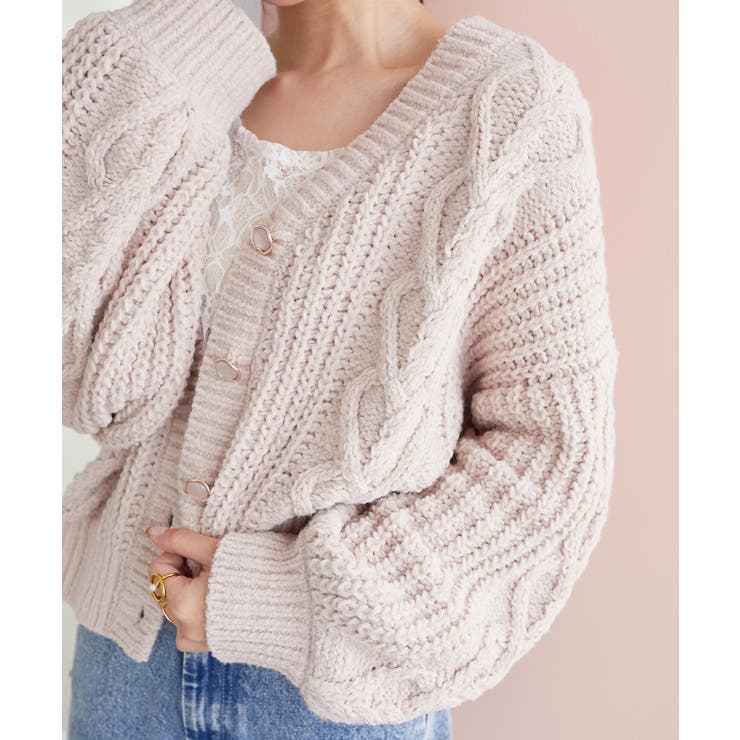 ハートマシュマロモールカーディガン | MAJESTIC LEGON  | 詳細画像15 