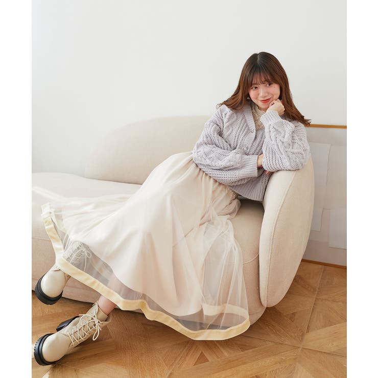 ハートマシュマロモールカーディガン | MAJESTIC LEGON  | 詳細画像18 