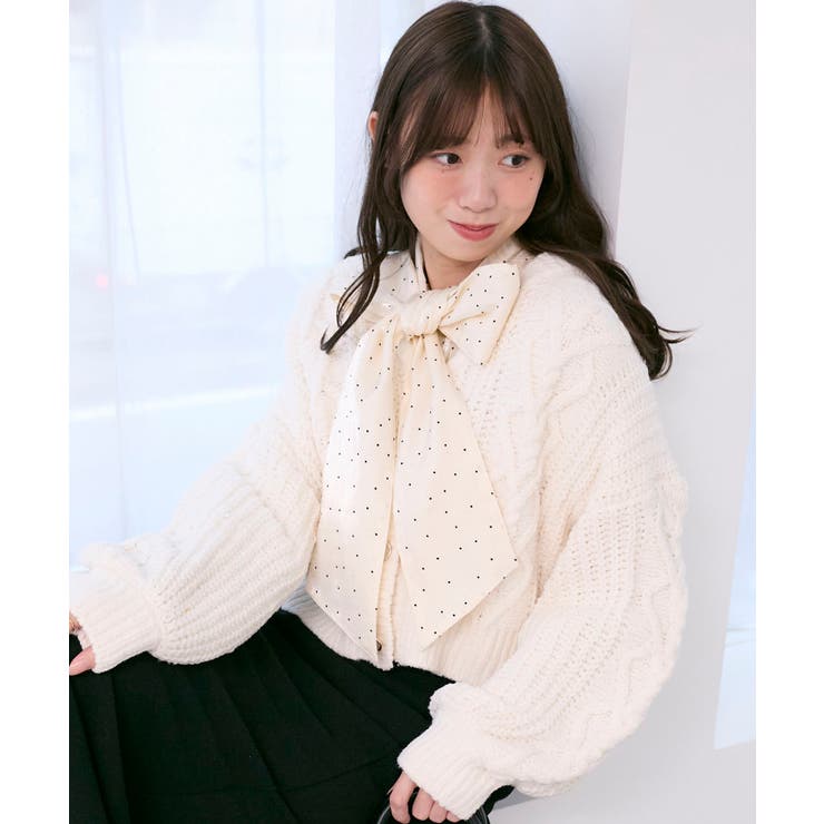 ハートマシュマロモールカーディガン | MAJESTIC LEGON  | 詳細画像3 