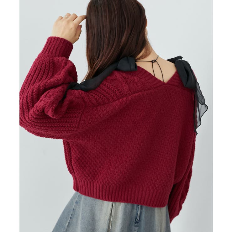 ハートマシュマロモールカーディガン | MAJESTIC LEGON  | 詳細画像31 