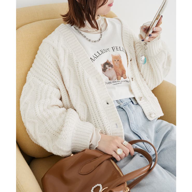 ハートマシュマロモールカーディガン | MAJESTIC LEGON  | 詳細画像7 