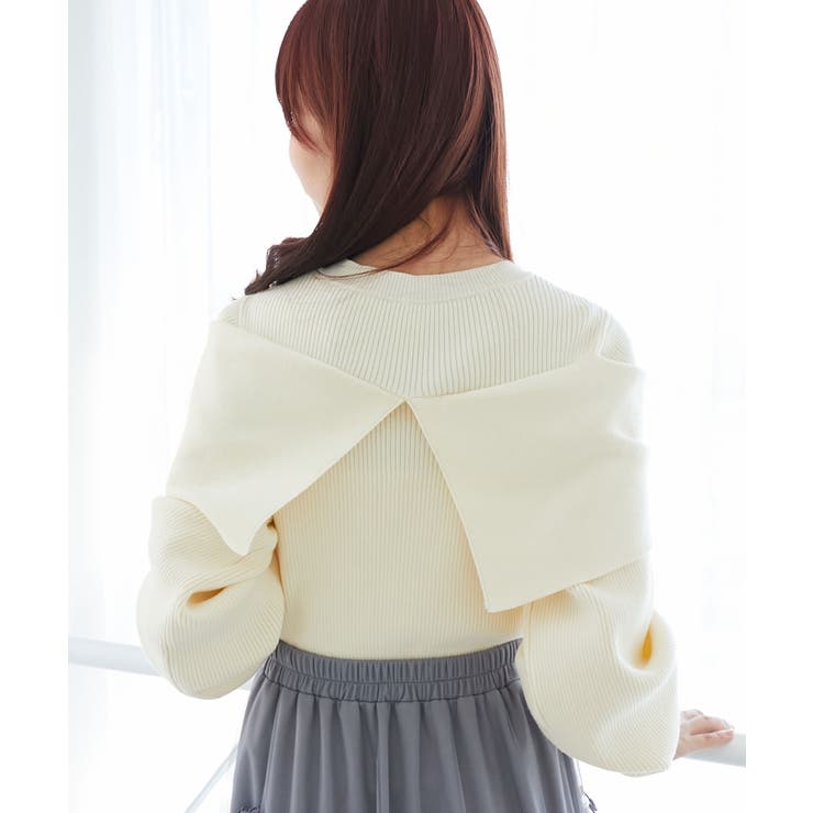 アソートデザインリボンニットトップス | MAJESTIC LEGON  | 詳細画像14 