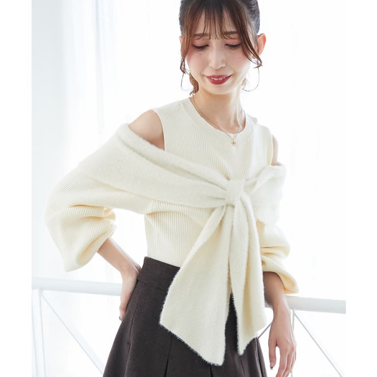 アソートデザインリボンニットトップス | MAJESTIC LEGON  | 詳細画像20 