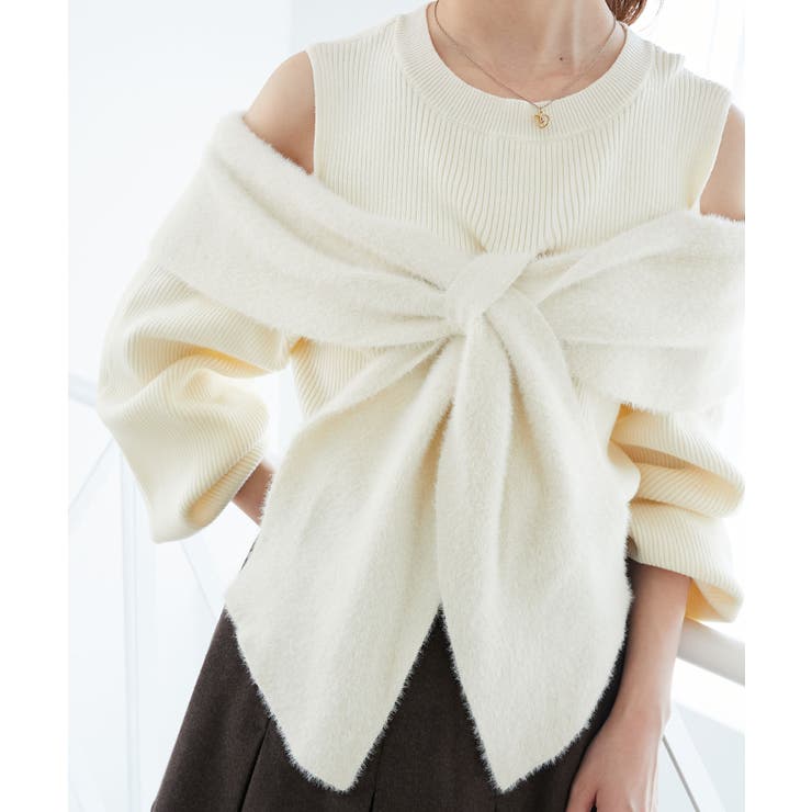 アソートデザインリボンニットトップス | MAJESTIC LEGON  | 詳細画像22 