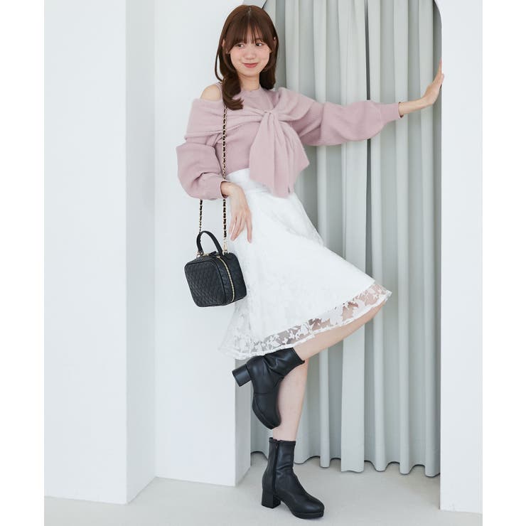 アソートデザインリボンニットトップス | MAJESTIC LEGON  | 詳細画像24 