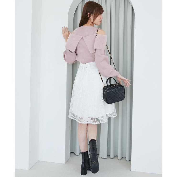 アソートデザインリボンニットトップス | MAJESTIC LEGON  | 詳細画像25 