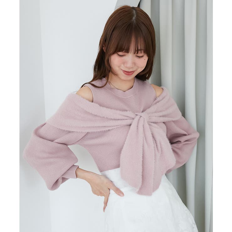 アソートデザインリボンニットトップス | MAJESTIC LEGON  | 詳細画像27 