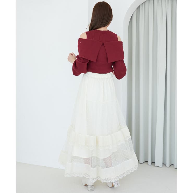 アソートデザインリボンニットトップス | MAJESTIC LEGON  | 詳細画像34 