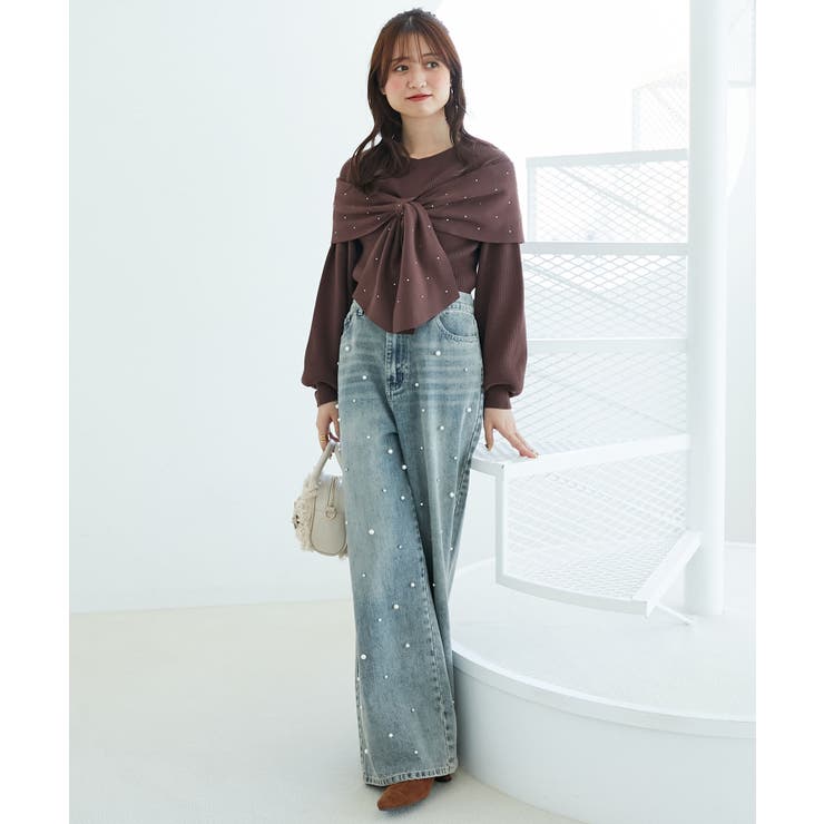 アソートデザインリボンニットトップス | MAJESTIC LEGON  | 詳細画像39 