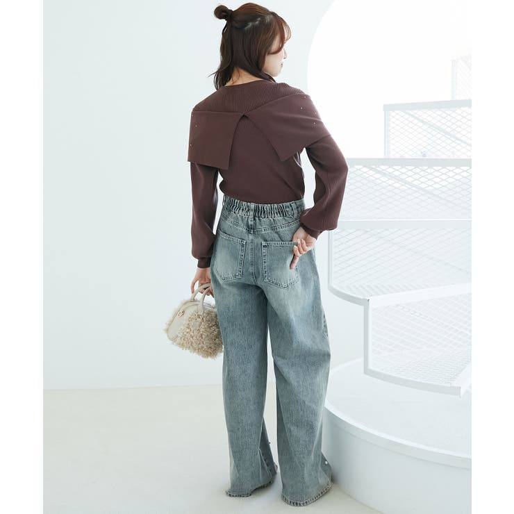 アソートデザインリボンニットトップス | MAJESTIC LEGON  | 詳細画像41 