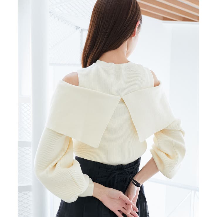 アソートデザインリボンニットトップス | MAJESTIC LEGON  | 詳細画像8 