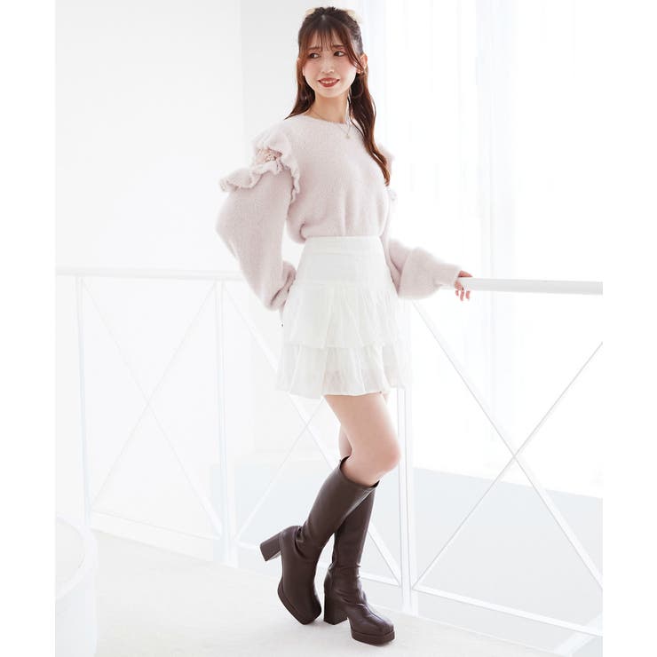 Ladyフリルシャギーニット | MAJESTIC LEGON  | 詳細画像17 