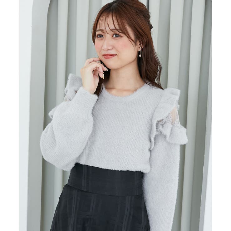 Ladyフリルシャギーニット | MAJESTIC LEGON  | 詳細画像32 