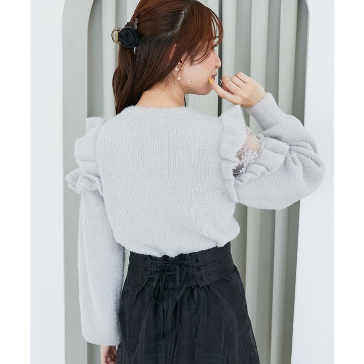 Ladyフリルシャギーニット | MAJESTIC LEGON  | 詳細画像34 