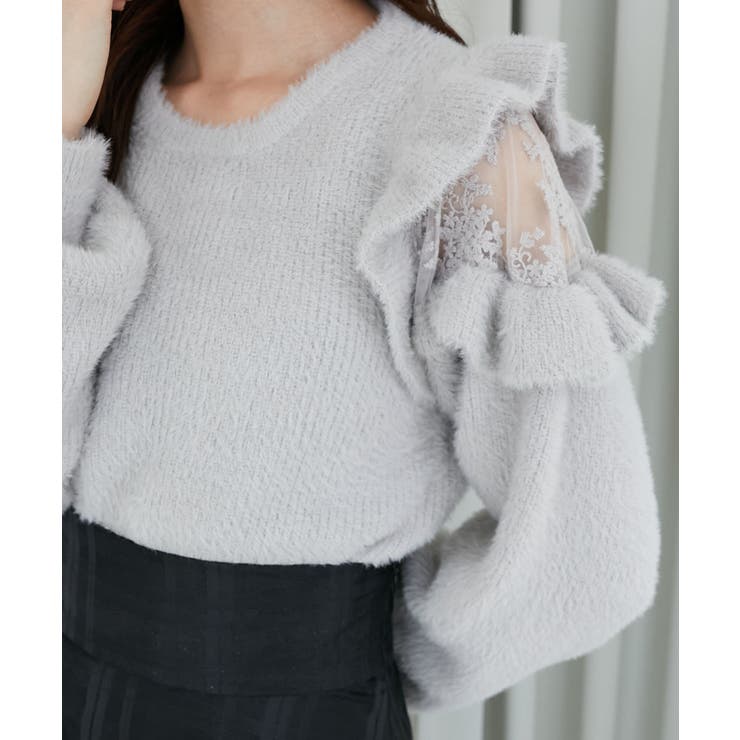 Ladyフリルシャギーニット | MAJESTIC LEGON  | 詳細画像35 