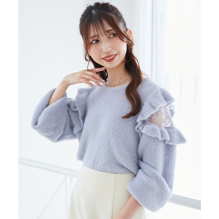 Ladyフリルシャギーニット | MAJESTIC LEGON  | 詳細画像40 