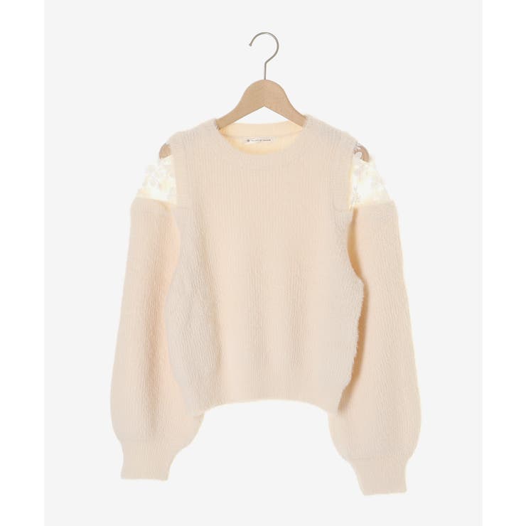 ショルダーレースシャギーニット | MAJESTIC LEGON  | 詳細画像42 