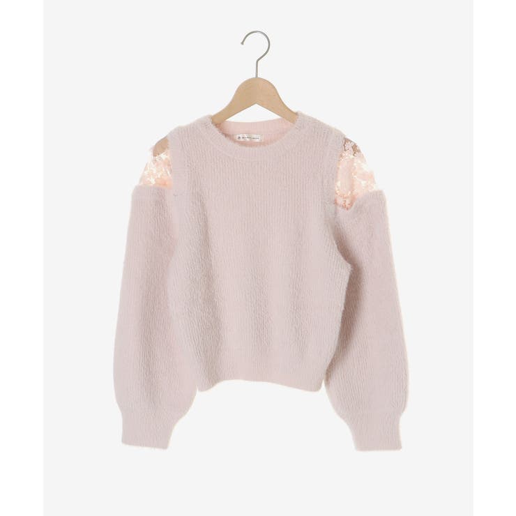 ショルダーレースシャギーニット | MAJESTIC LEGON  | 詳細画像44 