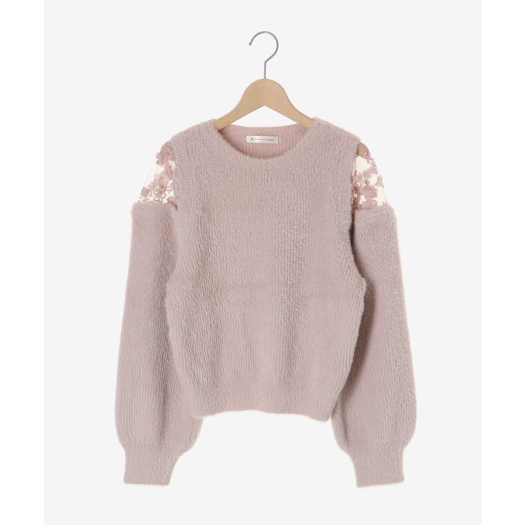 ショルダーレースシャギーニット | MAJESTIC LEGON  | 詳細画像45 