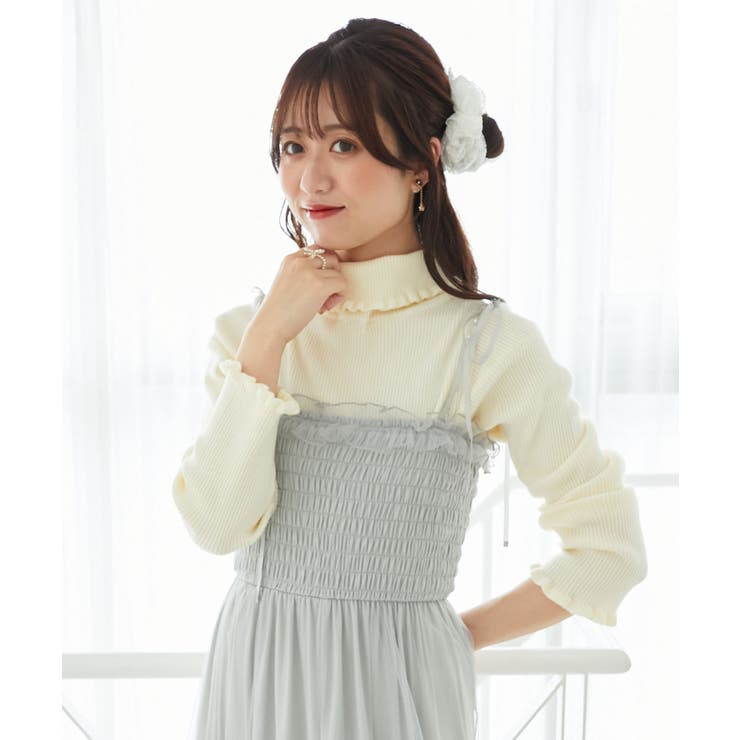 プチフリルタートルニット | MAJESTIC LEGON  | 詳細画像15 