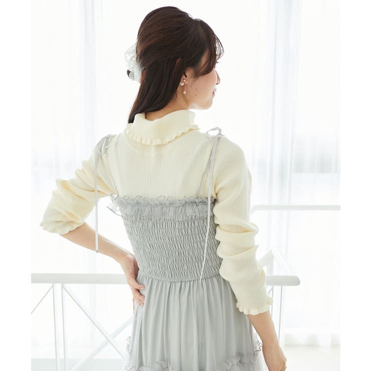 プチフリルタートルニット | MAJESTIC LEGON  | 詳細画像17 