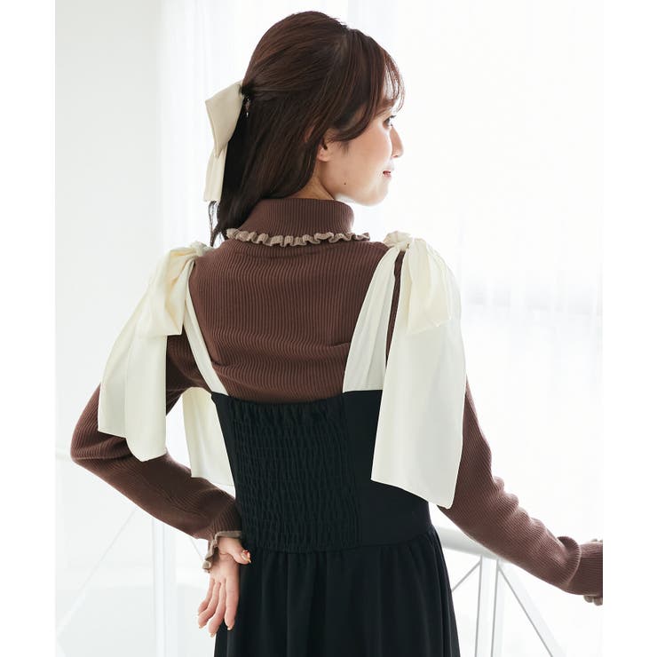 プチフリルタートルニット | MAJESTIC LEGON  | 詳細画像31 