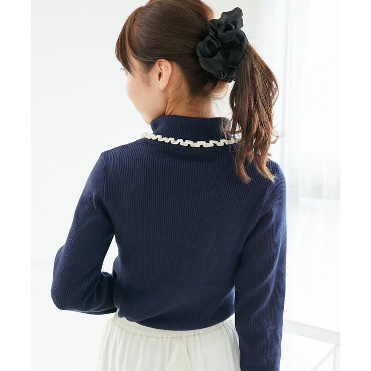 プチフリルタートルニット | MAJESTIC LEGON  | 詳細画像38 