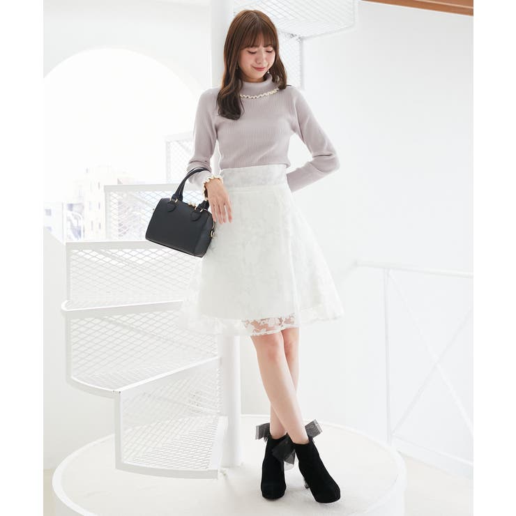 プチフリルタートルニット | MAJESTIC LEGON  | 詳細画像40 