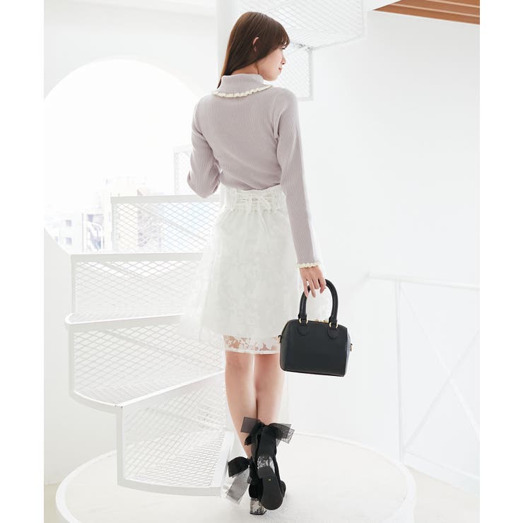 プチフリルタートルニット | MAJESTIC LEGON  | 詳細画像42 